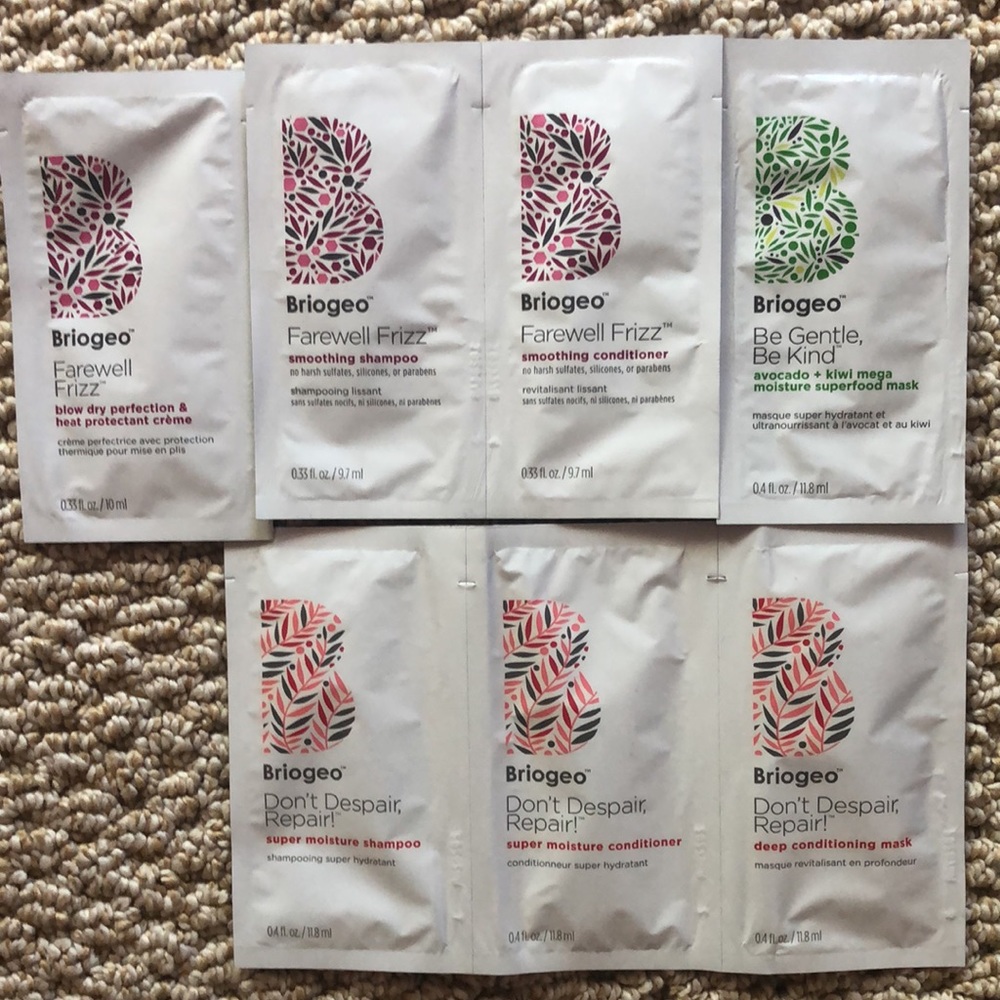 🍄 Briogeo Bundle Kit Set of Foils